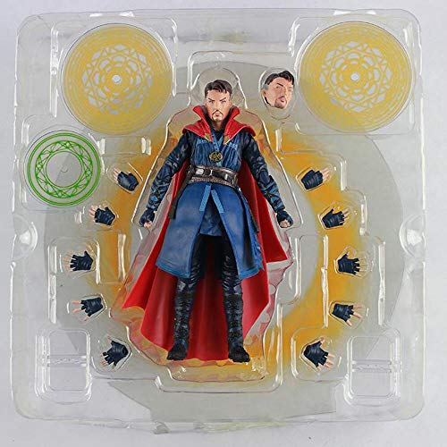 GYH Doctor Strange Double Alliance Avengers 3 Infinite War Dr. Singular PVC Modelo de Juguete para niños Muñeca Modelo de Mano Alto 15 cm (#)''