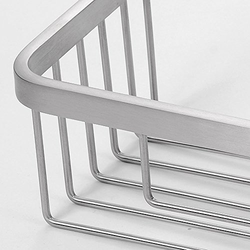 Gym Racks Dobles de Acero Inoxidable para baño, Racks de Almacenamiento para Cocina, Soportes de ángulo de Pared para baño.