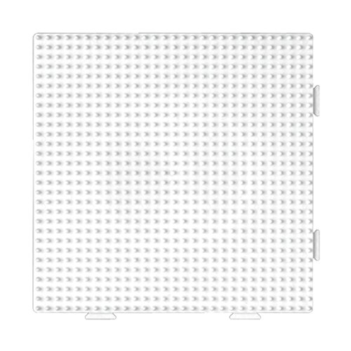 Hama – 234tr – Juego Creativo – Placa Midi – ensamblado Cuadrado, Transparente