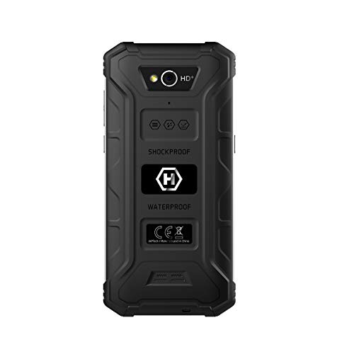 Hammer Energy 2 5,5“ HD+ IPS, Mega batería de 5000 mAh con Carga rápida, IP68, IK05, LTE, Smartphone a Prueba de Agua, Cuatro nucleos 2Ghz, 3GB + 32GB, NFC, Dual SIM - Plata
