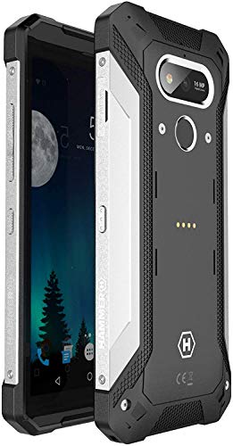 Hammer Explorer 5.7"HD + teléfono Inteligente estándar Militar, Mega batería de 5000 mAh con Carga rápida, NFC, Impermeable/a Prueba de Golpes, LTE 4G, IP69, Dual SIM - Plata