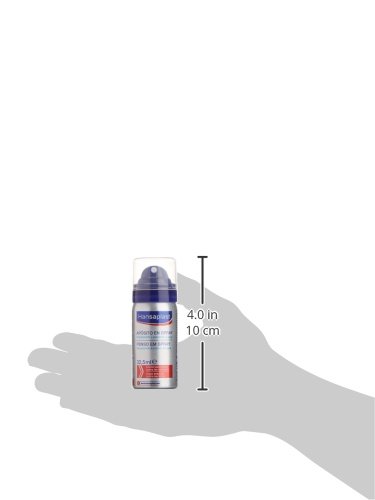Hansaplast Apósito en spray, apósito transparente para una protección invisible, spray desinfectante, transpirable e impermeable para pequeñas heridas, 1 x 32,5 ml