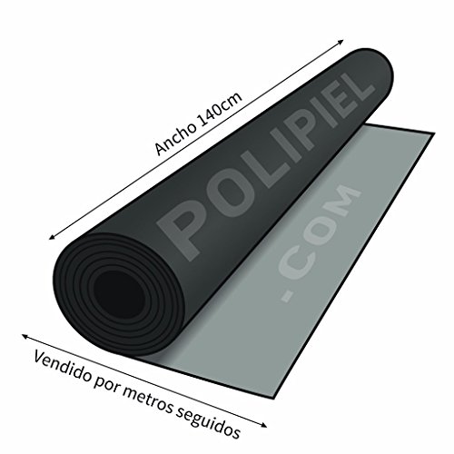 HAPPERS 1 Metro de Polipiel para tapizar, Manualidades, Cojines o forrar Objetos. Venta de Polipiel por Metros. Diseño Luna Color Crema Ancho 140cm