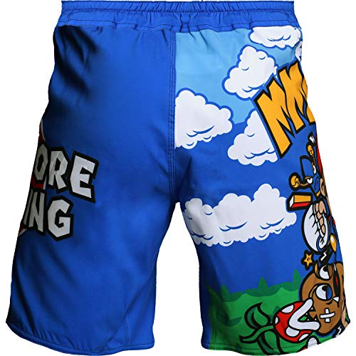 Hardcore Training MMArio Fight Shorts Hombre Pantalones Cortos MMA BJJ Boxeo Grappling Fitness No Gi