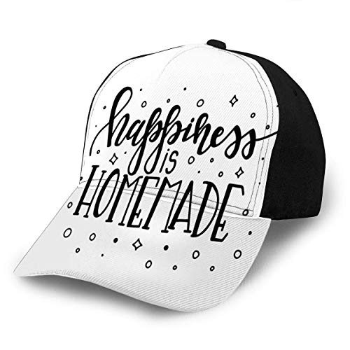 Harla Gorras de béisbol Sombreros Felicidad Casero Casero Familia Sombreros Duros Fiesta Chamion Snapback