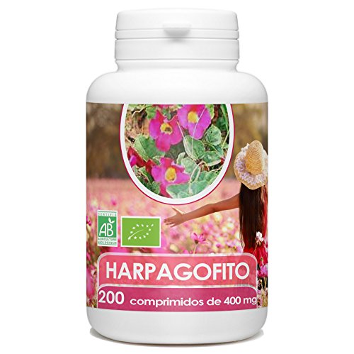 Harpagofito Orgánico - Garra del Diablo - 400mg - 200 comprimidos