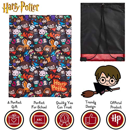 HARRY POTTER Mochila Cuerdas Mochila Saco Regalos Originales para Niños Niñas