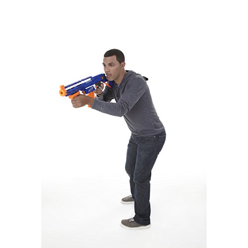 Hasbro Elite Retaliator Toy Assault Rifle - Armas de Juguete (Niño, Azul, Naranja, Color Blanco, Nerf N-Strike, Toy Assault Rifle, Caja)