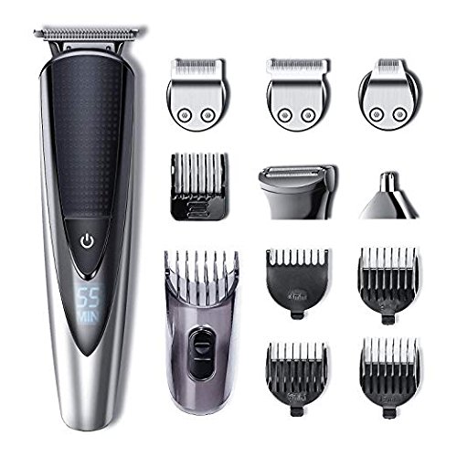 Hatteker Barbero Electrico Cortapelos Profesional Hombre Cortador Pelo Cortadora de Pelo Recargable Máquina de Afeitar Recortadora Barba y Precisión Impermeable