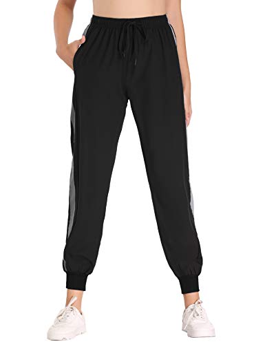 Hawiton Pantalon Chandal Mujer Largos Pantalones de Deporte Secado Rápido Pantalones Deportivos Yoga Fitness Jogger