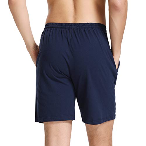 Hawiton Pantalones Cortos de Pijama para Hombre Algodón