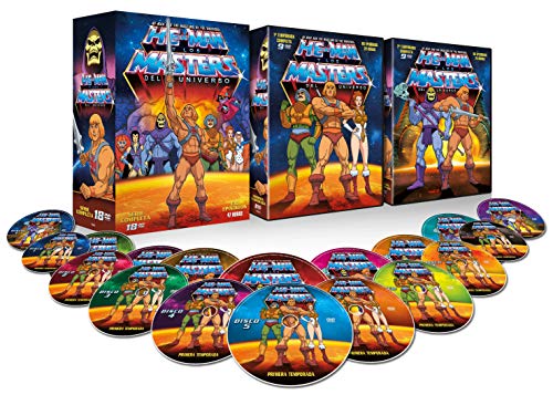 He Man y los Masters del Universo 18 DVDs Temporada 1 y 2 Completas