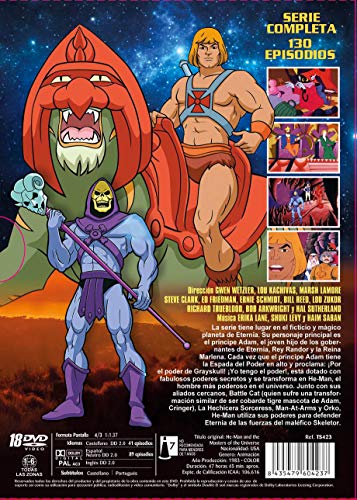 He Man y los Masters del Universo 18 DVDs Temporada 1 y 2 Completas