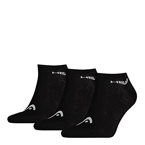 Head Sneaker 3P Calcetines, Hombre, Negro, 43/46