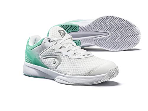 Head Sprint Team 3.0, Zapatillas de Tenis para Mujer, Blanco (White/Teal White), 38.5 EU