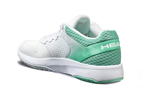 Head Sprint Team 3.0, Zapatillas de Tenis para Mujer, Blanco (White/Teal White), 38.5 EU