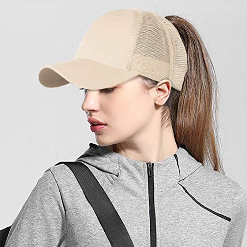 heekpek Gorra de Béisbol Casual Hats Hip-Hop Sombrero Sol al Aire Libre Tenis Deporte Golf Verano para Hombre Mujer Chico Media Tejido de Transpirable