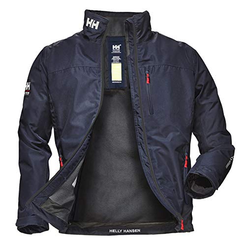 Helly Hansen Crew Midlayer Chaqueta deportiva impermeable, Hombre, Azul (Azul Navy 597), XS