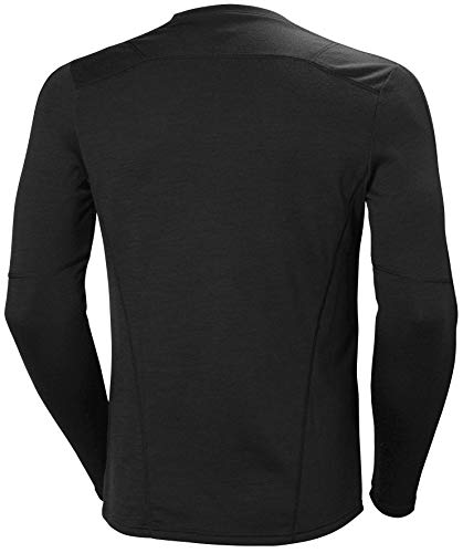 Helly Hansen HH Lifa Merino Crew, camiseta interior 2 en 1 para bajas temperaturas con 100% lana merina en el exterior y la tecnología Lifa en el interior