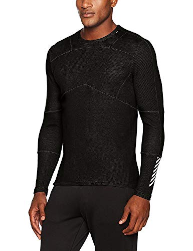 Helly Hansen HH Lifa Merino Crew, camiseta interior 2 en 1 para bajas temperaturas con 100% lana merina en el exterior y la tecnología Lifa en el interior