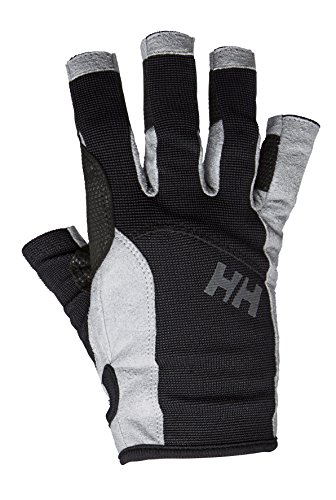 Helly Hansen Sailing Short Gloves, Unisex Adulto, Negro (Negro), M