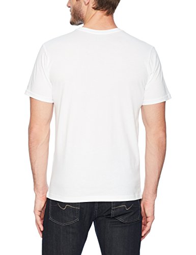 Helly Hansen T-Shirt Camiseta de Manga Corta Hecha de algodón, con Logo HH en el Pecho, Hombre, Blanco, XL