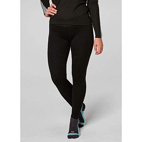 Helly Hansen W HH LIFA Merino Basleayer Pant, Mujer, Black, S