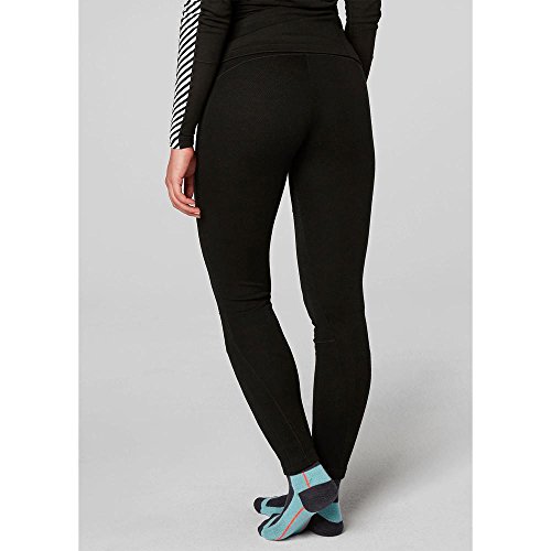 Helly Hansen W HH LIFA Merino Basleayer Pant, Mujer, Black, S