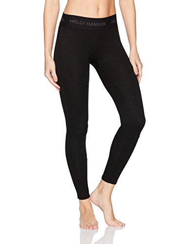 Helly Hansen W HH LIFA Merino Basleayer Pant, Mujer, Black, S