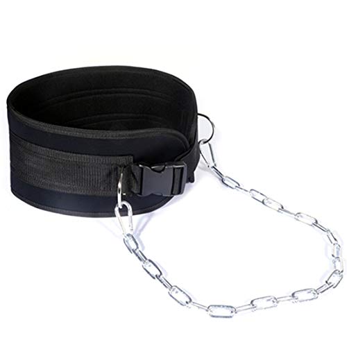 HemeraPhit - Cinturón para levantamiento de peso con cadena