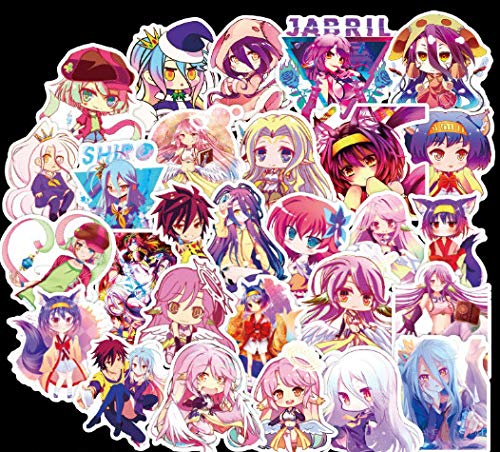 HENJIA Anime Sticker Waterproof Collect DIY Public Transit Stickers 50Pcs