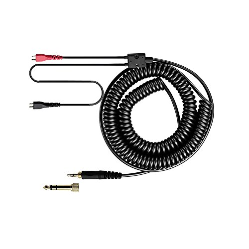 Hensych® Cable de espiral de repuesto para auriculares Sennheiser HD25 HD25SP HD560 Hd540 HD480 HD430 414 HD250 auriculares