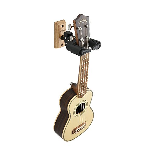 Hercules - Colgador de pared para guitarra Base de madera PLUS marrón
