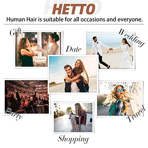 Hetto 16 Pulgada Tape in Hair Extensions Pink Color Extensiones de Cabello Humano Real Silky Straight Remy Adenhensive Double Sided Hair Extensions 10 Pieces 25g Per Pack