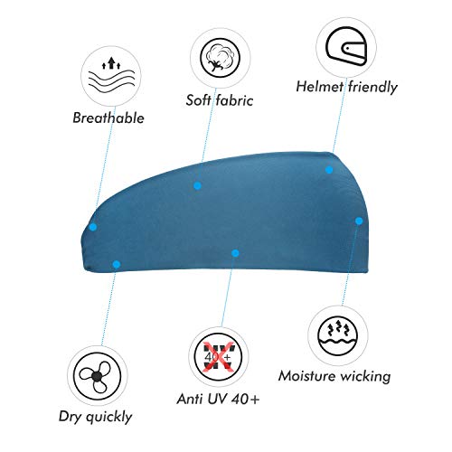 HHOOMY Diadema para Hombre (Paquete de 3), Banda de Sudor para Hombre y Banda de Deporte para Correr, Ciclismo, Yoga, Baloncesto - Estiramiento de la Humedad, Venda de Pelo Unisex