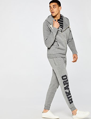 HIKARO Pantalón Deportivo Estilo Jogger Hombre, Gris (Light Grey), 54 (Talla del fabricante: X-Large)