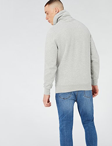 HIKARO Sudadera Hombre, Gris (Grey Marl), 50 (Talla del fabricante: Medium)