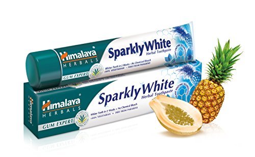 Himalaya Sparkly White, Pasta de Dientes Natural con Efecto Blanqueador - 75 ml