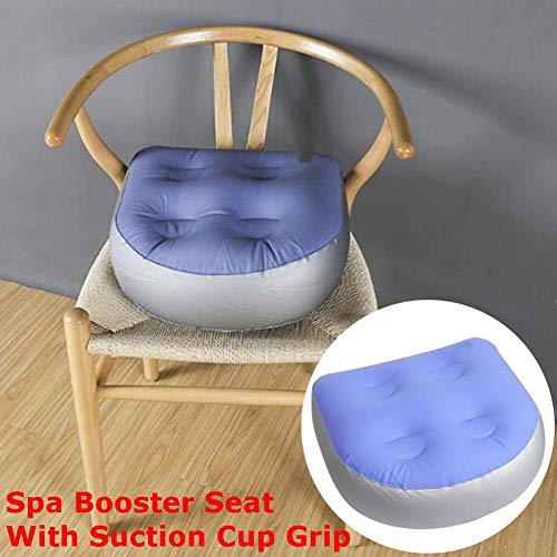 Hinchable Masaje Esterilla Espalda Almohadilla Spa Amortiguador Resistente Al Agua Bañera Acupresión Bañera Hidromasaje Suave Potenciador Asiento para Adultos Niños - Como Imagen Mostrar, 40x37x15cm