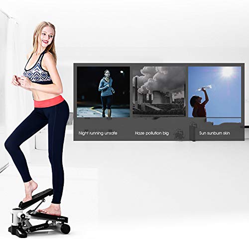 HJUN Mini Stepper Fitness Stepper Eliptical Stepper - Principio de Escalada de simulación de Pasos ascendentes y descendentes para Adelgazar, Dar Forma