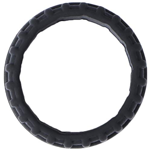 Holibanna Anillos de Silicona Alianzas de Boda Hombres Alianzas de Boda de Goma Anillos de Borde Escalonado Joyería de Dedo para Hombres Mujeres Entrenamiento de Crossfit Deportes Tamaño 10