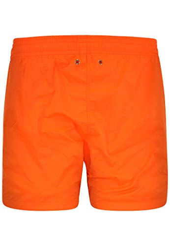 HOM - Hombres - Beach Boxer 'Sunlight' - Pantalones Cortos de Moda en Colores de Moda - Mandarine Orange - S