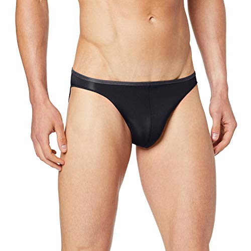 HOM Plumes Micro Briefs Ropa Interior de Deporte, Azul (Marine 00ra), Small para Hombre