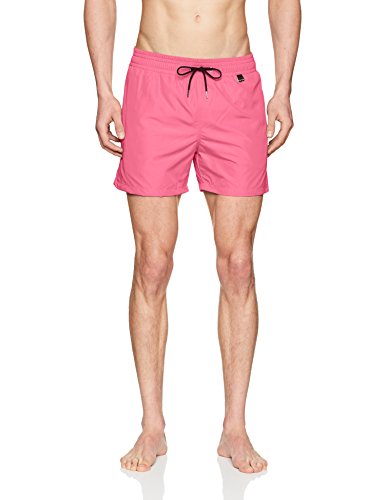 HOM Splash Beach Boxer Bañador, Rosa (Rose), Small para Hombre