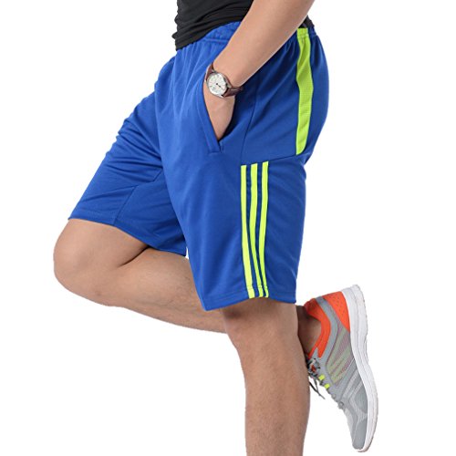 Hombre Pantalón Corto Pantalones Deportivos Fitness Bolsillos Pantalón Corto Deporte Respirable Holgado Shorts Running Shorts Verano Senderismo Escalada Pantalones Cortos