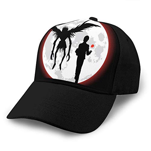 HONGYANW Gorra de béisbol Death Note I Will Reign Over A New World Dad Sombrero ajustable transpirable para hombres y mujeres Snapback Trucker Cap negro