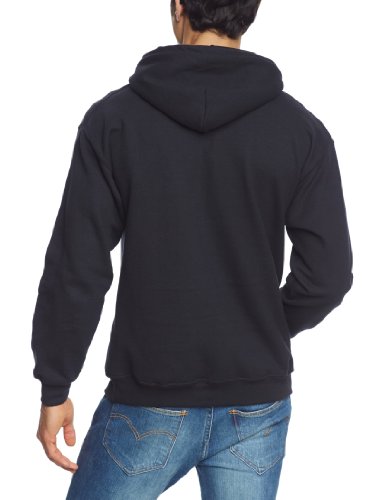 Hooded Sweatshirt (Unisex-S) Smiley (Black)