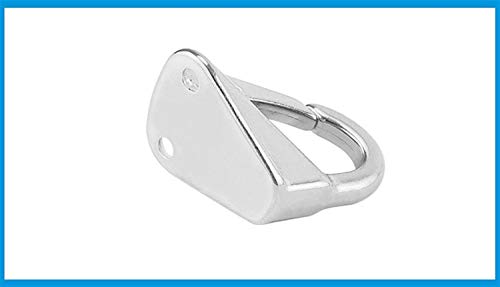 Hook 43mm Fender de Resorte de Ajuste de Acero Inoxidable Fije la Cuerda Barco de Vela del Barco remolcador Marina de Hardware Kayak Pesca Rafting Esquí Camping Playa Accesorios