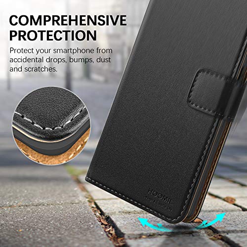 HOOMIL Funda para Samsung Note 20, Funda Samsung Galaxy Note 20, Funda de Cuero PU Premium Carcasa para Samsung Galaxy Note20 4G/Galaxy Note20 5G (Negro)