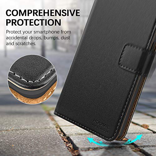 HOOMIL Funda para Samsung Note 20 Ultra, Funda Samsung Galaxy Note 20 Ultra, Funda de Cuero PU Premium Carcasa para Samsung Galaxy Note20 Ultra 5G (Negro)